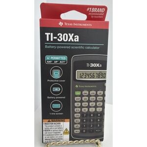 Texas Instruments TI-30Xa Scientific Calculator Battery Powered - SAT & ACT NEW